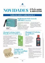 Folheto Auchan Página 6: Freshly - suplemento hair growth €27,99, Alpecin - champô c1 cafeína c1 €12,99