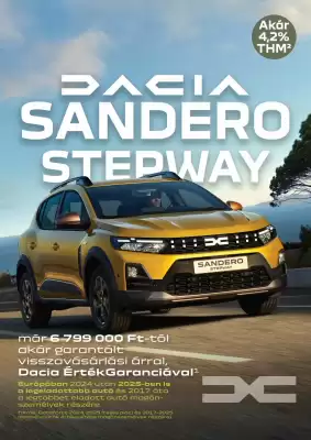 Dacia (érvényes eddig: 16-10)