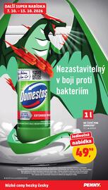 Penny Market leták týden 41 Strana 38: Domestos wc čistící pine €49,90