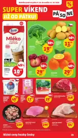 Penny Market leták týden 41 Strana 26: Karlová Koruna smetanový jogurt bílý €49,90, Řezníkův šunkový salám premium €17,90