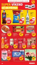 Penny Market leták týden 41 Strana 27: Sedlčanský Hermelín mini €19,90, Tyčinka Enjoy oříšková, karamelová, arašídová €9,90