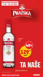 Penny Market leták týden 41 Strana 32: Pražská vodka €129,90