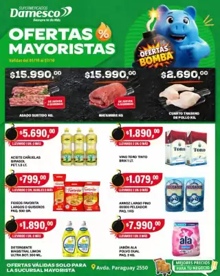 Damesco (válido hasta 7-10)