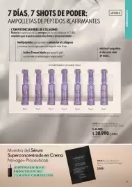 Catálogo Oriflame Página 39: Novage - muestra de sérum superconcentrado €500,00