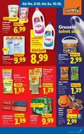 Lidl Flugblatt woche 41 Seite 13: Sagrotan No-Touch Flüssigseife Nachfüller €6,99, Floralys Toilettenpapier €9,99