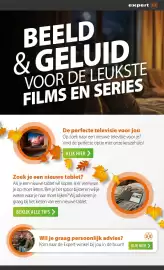 Expert folder Pagina 8: expert BEELD & GELUID VOOR DE LEUKSTE FILMS EN SERIES De perfecte televisie voor jou Op zoek naar