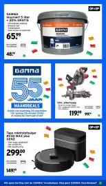 GAMMA folder week 41 Pagina 14: Gamma muurverf €48,99, Tapo robotstofzuiger RV30 MAX plus GEN2 €149,00
