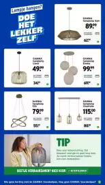 GAMMA folder week 41 Pagina 3: Gamma hanglamp chantalle €80,50, GAMMA hanglamp Emma €69,99