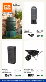 GAMMA folder week 41 Pagina 36: Regenton muurtank BlackLine €129,00, Harcostar regenton Rainsaver 100 L... €59,99