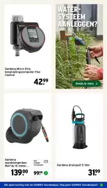 GAMMA folder week 41 Pagina 37: Gardena drukspuit 5 liter €31,99, Gardena Micro Drip besproeiingscomputer Flex Control €42,99
