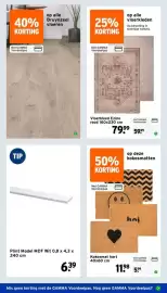 GAMMA folder week 41 Pagina 7: Plint Model MDF Wit €6,39, Vloerkleed Ezine €59,99
