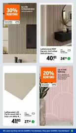 GAMMA folder week 41 Pagina 9: Gamma lattenwanden, Lattenwand MDF Darwin licht eiken €24,99