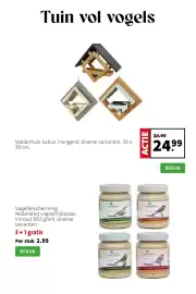 Intratuin folder week 41 Pagina 11: Voederhuis kubus €24,99, Vogelbescherming nederland vogelpindakaas €2,99