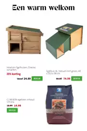Intratuin folder week 41 Pagina 12: CJ Wildlife egelvoer €14,99, Intratuin Egelhuizen €24,99