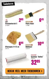 Hornbach folder Pagina 12: Hornbach Platte kwast €6,45, Hispoli Group Structuurborstel S €2,95