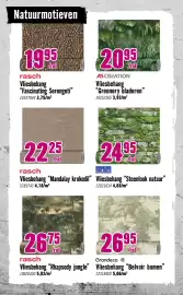Hornbach folder Pagina 15: Rasch Vliesbehang "Mandalay krokodil" €26,75, Grandeco Vliesbehang "Steenlook natuur" €26,95