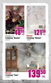 Hornbach folder Pagina 20: Komar Fotobehang "Steen" €139,50, Komar Fotobehang "Bloemen" €12,50