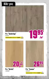 Hornbach folder Pagina 41: Klik-pvc Pvc "Bainbridge" 6103567 €19,95, Pvc Botella €20,00
