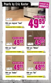 Hornbach folder Pagina 42: Pearls klik-pvc amber €49,95, Pearls extra matte look €49,95