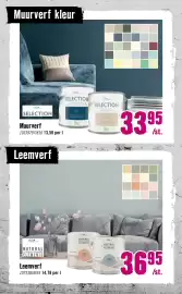 Hornbach folder Pagina 8: Style COLOR NATURAL ELEMENTS Leemverf €36,95, Style color selection muurverf €33,95
