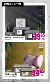 Hornbach folder Pagina 9: Stylecolor effectverf metallic storm €39,95, Stylecolor wandverf metallic €54,95