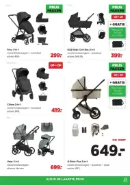 Baby-Dump folder Pagina 19: Puck Fleur 3-in-1 €299,00, Cybex EOS Basic One Box 3-in-1 €399,00