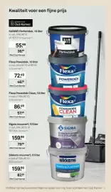 Karwei folder week 41 Pagina 14: Karwei perfectdek €36,99, Flexa Powerdek €46,99