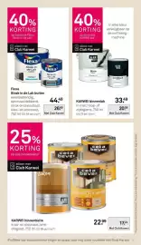 Karwei folder week 41 Pagina 18: Ceta bever binnenbeits €17,24, Flexa Strak in de Lak buiten €26,69