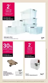 Karwei folder week 41 Pagina 30: Opbergbox Click €7,29, Handson meubeltransporter €13,29