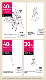 Karwei folder week 41 Pagina 33: Altrex Double Decker €97,20, Altrex vouwladder Varitrex Plus 4x3 treden €149,00