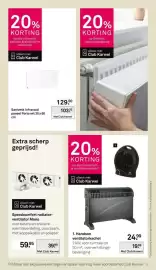 Karwei folder week 41 Pagina 34: Speedcomfort radiatorventilator Mono €39,99, Sanivesk infrarood paneel Porto wit €103,20