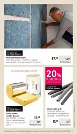 Karwei folder week 41 Pagina 46: Isover zolder-isolatie glaswol €9,19, Métisse katoenisolatie €14,39