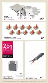 Karwei folder week 41 Pagina 51: Attema grondkabeldoos/gietmof waterdicht €20,99, Wago lasklem €6,99