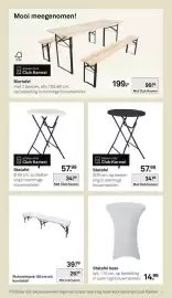 Karwei folder week 41 Pagina 52: Statafel hoes €14,99, Club Karwei statafel €34,99