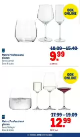 Makro folder Pagina 24: Metro Professional glazen €12,99, Metro Professional glazen €9,99