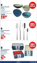 Makro folder Pagina 27: Metro Professional servies €19,87, Metro Professional bestek €6,37