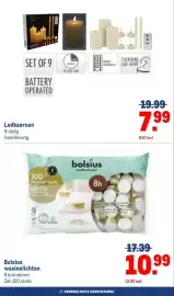 Makro folder Pagina 30: Bolsius waxinelichten €10,99, Ledkaarsen €7,99