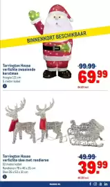Makro folder Pagina 31: Tarrington House verlichte slee met rendieren €39,99