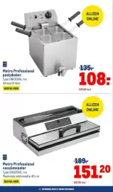 Makro folder Pagina 48: Metro Professional vacuümsealer €151,20, Metro Professional pastakoker €108,00