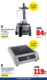 Makro folder Pagina 50: Metro Professional inductiekookplaat €119,00, Metro Professional barmixer €84,00