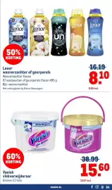Makro folder Pagina 7: Vanish vlekverwijderaar €15,60, Lenor wasverzachter of geurparels €8,10