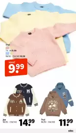Wibra folder Pagina 2: Jas €14,99, Trui €9,99