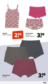 Wibra folder Pagina 4: Boxershorts €3,49, Singlet €2,99