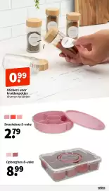 Wibra folder Pagina 9: Opbergbox 8-vaks €8,99, Snackdoos €2,79