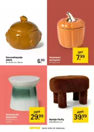 Xenos folder week 41 Pagina 7: Geurkaars pompoen €7,99, Decoratiepotje eikels €6,99