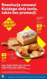 Lidl gazetka tydzień 41 Strona 26: Croissant maślany €1,59, Chleb żytni bez drożdży z niskim indeksem glikemicznym €3,45