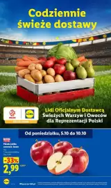 Lidl gazetka tydzień 41 Strona 34: Polskie jabłka czerwone luzem €2,99