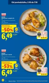 Lidl gazetka tydzień 41 Strona 6: Polski kurczak - uda XXL Rzeźnik €6,49, Polski kurczak - podudzia XXL Rzeźnik €6,49