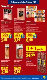 Lidl gazetka tydzień 41 Strona 65: Parówki z filetem z indyka Pikok €3,99, Szynka krucha Pikok od Krajana €2,99