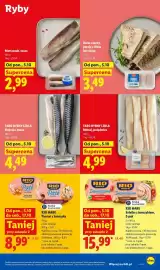 Lidl gazetka tydzień 41 Strona 67: Dorsz czarny porcje z fileta bez skóry €3,49, Morszczuk tusza €2,99